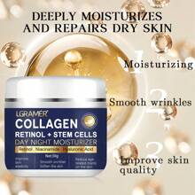 膠原蛋白&幹細胞霜含維他命a酸、煙酰胺、透明質酸,保濕滋潤,強化皮膚屏障,適用於男女皆宜,每片30g - 30g - 查看 7