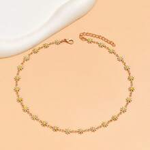 1條女孩油滴白色雛菊項鍊,優雅的日常派對頸部飾品,是禮物的理想選擇 - 彩色 - 查看 4