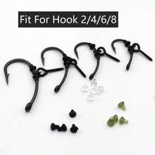 Black Hook Stops Beads Carp Fishing Accessories Stoper Clear Green Black Carp Fishing Hair Chod Ronnie Rig Pop UP Boilies Stop - Black - View 4