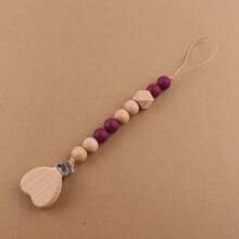 1個全新風格的兒童藝術手工軋緊夾,創意彩色矽膠珠兒童diy手工珠寶 - 紅色 - 查看 1