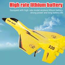 Mini Airplane RC Plane Model Aircraft For Beginner Easy Flying Toy 28.5 X 21 X 7.5cm - Yellow - View 10