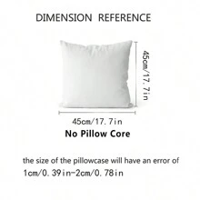 4 Pieces Ramadan Crescent Shaped Cushion Covers, Watercolor Floral Pattern, Double-Sided, No Fillings, Does Not Include Pillow Insert - Black and White - View 2