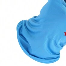 1 Pieza Máscara Impresa Cruzada Capucha Para Hombres Y Mujeres Sombrero Balaclava Para Exteriores A Prueba De Viento Y Protector Solar Sombrero De Sol - Multicolor - Ver 4