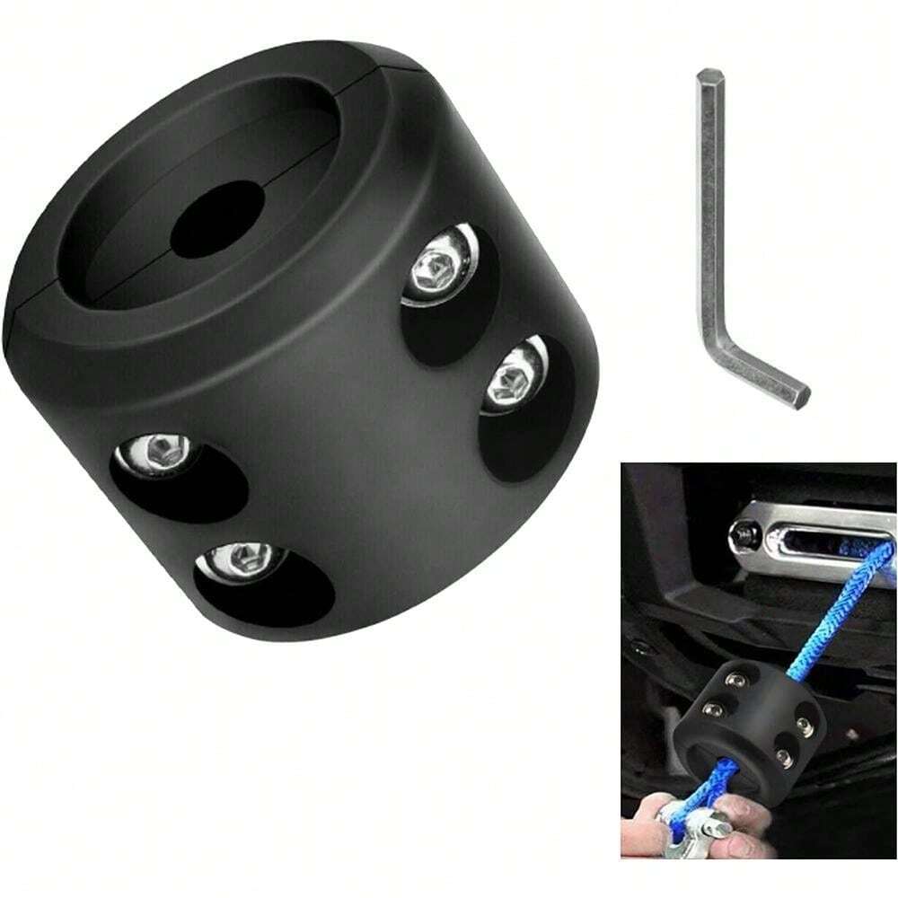 Winch Cable Hook Stopper Rubber Winch Line Saver With Wrench And Nuts