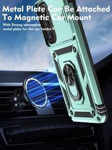 全新 360° 旋转手机壳，带集成支架 - 二合一防震手机壳 + 支架，高品质工艺，兼容 iPhone 11/12/13/14/15 Pro Max、A14/A24/34/35/54/55、S23/24、S22 Ultra、Oppo、Vivo、Redmi Note 11/12 Pro - 綠色 - 查看 9