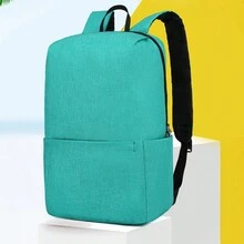 1pc Outdoor Backpack, Waterproof, Wear-Resistant & Breathable, Large Capacity, Suitable For Travel, Camping, Business, Student Use, Multiple Compartments For Storage - Teal Blue - View 3