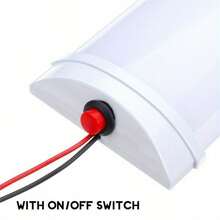 2pcs 72LED 12V-24V LED Car Interior Light Strip Bar Van Bus Caravan Truck ON/OFF Switch With Switch For RV Camper Boat Van Lorry Truck - Army Green - View 7