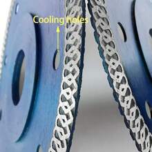 Turbo Diamond Saw Blade Granite Marble Cutting Disc Porcelain Tile Ceramic Blades105/115/125mm For Angle Grinder Diamond Saw - Silver - View 6