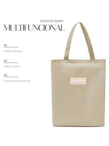 Shendy Vendy Mochila Con Gran Capacidad De Espacio, Set De 4 Piezas Mochila Fashion Cool Juvenil Bolsa lapicera - Beis - Ver 4