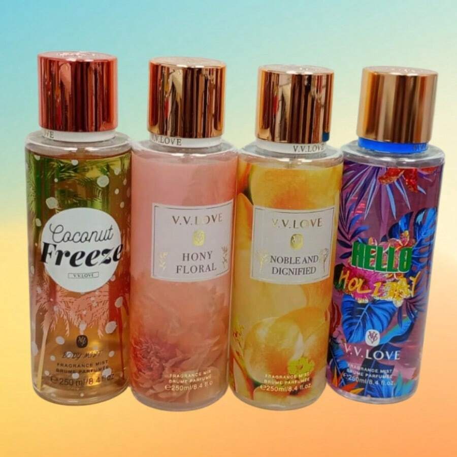 SET DE 4PZ BODY PARA EL CUERPO 250ML envio aleatorio - Floral - Ver 1