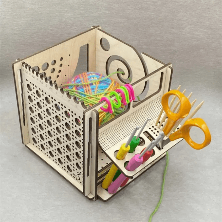 2024 AllInOne Wooden Yarn Bowl Multifunctional Knitting Tool for Sale New Zealand New