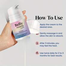 SUMIFANG 50ml瘦腹緊膚霜-腹部、大腿和臀部的肌膚緊實平滑霜,潤膚緊膚乳液-淨含量1.7盎司/ 50毫升 - 白色 - 查看 6