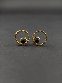 Fine Stud Earrings - Vàng - Xem 1