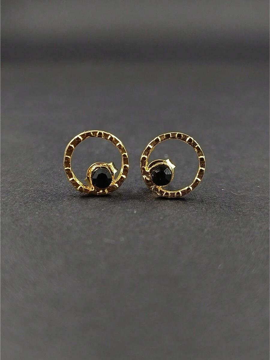Fine Stud Earrings - Vàng - Xem 1