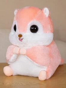 Bobbybear 1入尺寸較大的可愛無尾糯鼠布娃娃玩具,柔軟可愛的無尾糯鼠布娃娃枕頭,創意家居裝飾禮物 - 粉色 - 查看 5