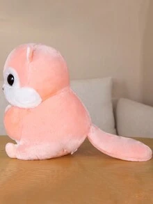 Bobbybear 1入尺寸較大的可愛無尾糯鼠布娃娃玩具,柔軟可愛的無尾糯鼠布娃娃枕頭,創意家居裝飾禮物 - 粉色 - 查看 7