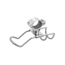 1Pc Fishing Gear Rack For Ships, Stainless Steel Fishing Rod Bracket, Fishing Rod Rack Support Clip - Silver - View 7