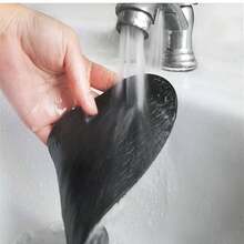 耐高温防滑仪表盘垫，适用于汽车、飞机、游艇、办公室和家庭 - 硅胶垫，适用于眼镜、香水和杂物 - 黑色 - 查看 5