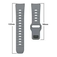 适用于三星 Galaxy Watch 6 4 Classic 5 Pro 硅胶表带 44mm 40mm 47mm 43mm 42mm 46mm 45mm 手链 Galaxy Watch6 Watch4 表带 - black - 查看 6
