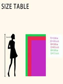 Printed Large Beach Towel - Multicolor - View 5