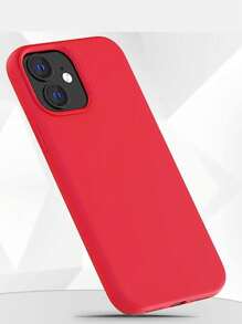 Velvety Silicone Case Inside For Iphone 16,16Plus,16Pro,16ProMax - Red - View 2