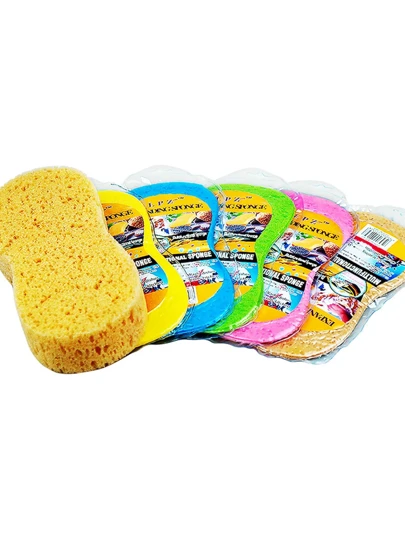 1 Pz Esponja Comprimida Para Limpieza de Auto Durable Multiusos