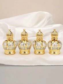 1入組12ml金色滾珠玻璃瓶,適用於旅行精油香氣,隨機款式 - 彩色 - 查看 5