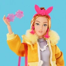 Defa Lucy 11.5吋時尚關節可動娃娃,配有高街風格服裝,是女孩子誇耀的收藏版玩具 - 黃色 - 查看 3