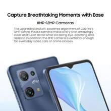 OSCAL C30Pro Smartphone, Teléfono Móvil Android 12 7GB RAM 64GB ROM y 1TB Expandible con Pantalla HD+ 6.52", Cámara 12+8MP, Batería 5080mAh, Huella Digital/Face ID/OTG/Dual SIM/GPS - Verde - Ver 5