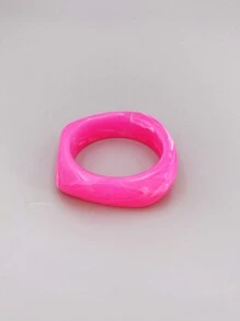 1 Pieza Brazalete De Acrílico Exagerado Con Patrón De Mármol De Estilo Europeo Y Americano Adecuado Para Usar Diariamente En Mujeres Y En Fiestas De Baile