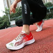 超臨界發泡中底/超防滑cpu鞋底/穩定增力尼龍碳板專業高速跑鞋 - 紅色 - 查看 3