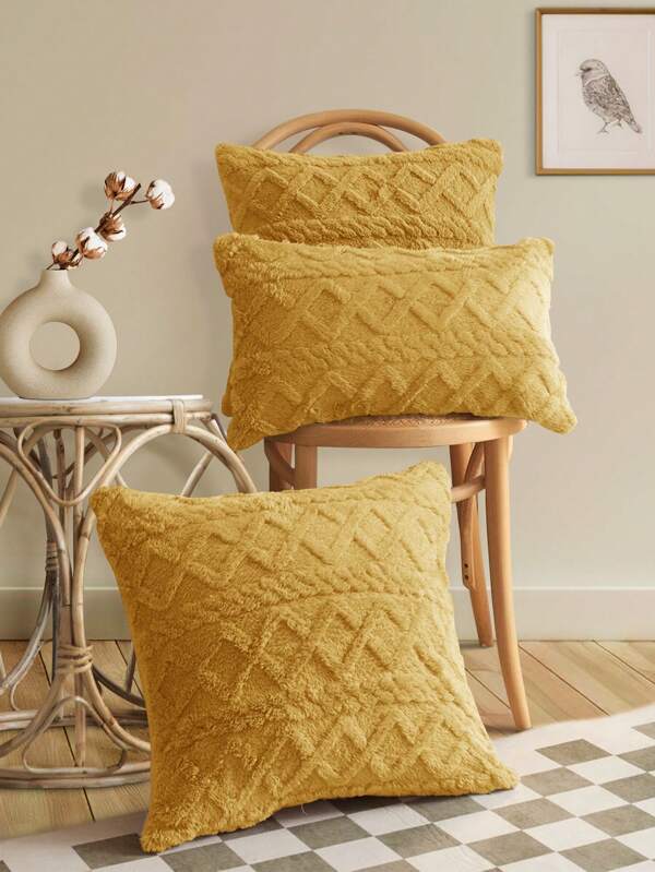 1 bucată Modern Minimalist Sufragerie/dormitor Față de pernă de canapea din jacquard cu împletitură răsucită (nu este inclus miezul de pernă)