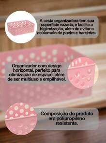 Storage Baskets - Rostige Rose - Übersicht 2