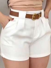Women Shorts - White - View 6