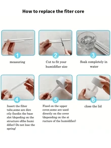 Cartouche Filtrante Universelle Pour Humidificateur, 10 Pièces, Filtre Diffuseur D'arôme Remplaçable Pour Une Qualité De L'air Et Un Confort Améliorés