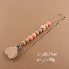 1個全新風格的兒童藝術手工軋緊夾,創意彩色矽膠珠兒童diy手工珠寶 - 紅色 - 查看 7