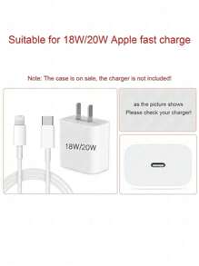 2pcs Butterfly Printed Protective Case Set Compatible With Apple Original Charger, Including Anti-Breakage 20W Quick Charger And 18W Data Line, Fashionable For Women Cable Protector, Charger Protector