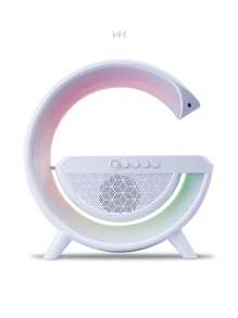 Bocina con Luz LED en Forma de G - Blanco - Ver 4