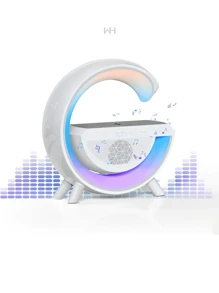 Bocina con Luz LED en Forma de G - Blanco - Ver 2