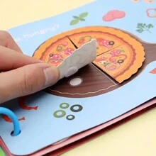 1pc Montessori Baby Educational Toy, Animal And Number Matching Learning Activity Attached On Quiet Book Cover, Intelligence Developmental Toy - Multicolor - View 3