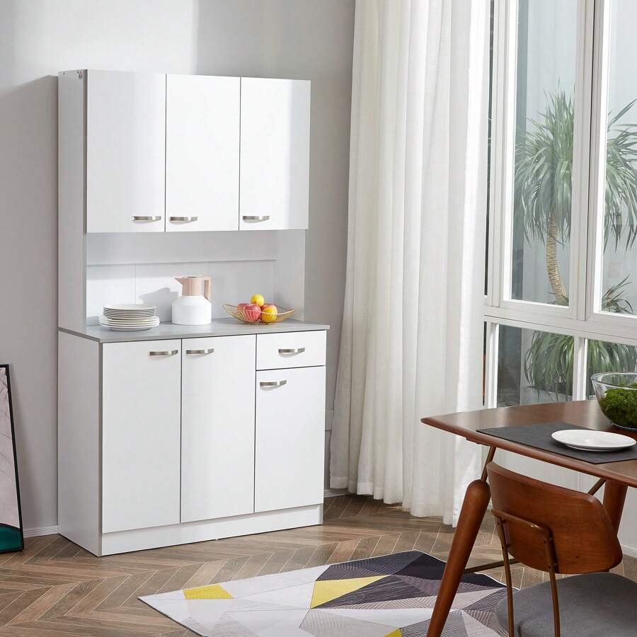 HOMCOM Buffets & Sideboards - White - View 1