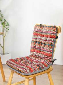 1 件裝加厚家用座墊椅子墊學生辦公椅墊保暖座墊電腦椅墊冬季家用餐椅墊客廳家居裝飾 - 紅色 - 查看 1