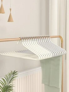 1入/組,10入/組鵝形浸塑褲架,衣櫃宿舍伸縮z型女士衣架多層收納褲架 - 綠色 - 查看 3