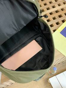 Fashionable Cartoon Nylon Frog Chest Bag/Double Shoulder Asymmetric Water Resistant Sling Bag/Backpack Suitable For Work, Shopping, Travel And Mobile Phone Storage - Green - View 7