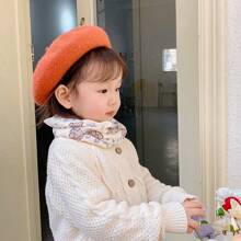 1pc Children's Neck Warmer Scarf, Boneless Craft, Keep Warm & Windproof, Suitable For Baby Boys And Girls 0-12 Years Old, Indoor And Outdoor Use - Blue and White - View 5