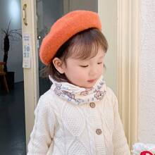 1pc Children's Neck Warmer Scarf, Boneless Craft, Keep Warm & Windproof, Suitable For Baby Boys And Girls 0-12 Years Old, Indoor And Outdoor Use - Blue and White - View 6