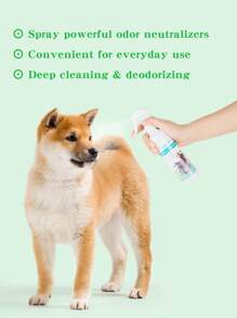 Spray neutralizador y limpiador de olores para mascotas, convenientemente con aroma de eucalipto para uso diario. Limpieza profunda y desodorización de olores fuertes para gatos y perros. Contenido: 237ml. - Multicolor - Ver 6