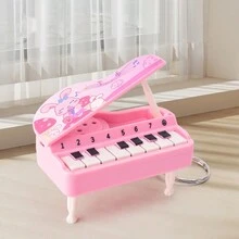 1pc Mini Handheld Piano Toy, Can Play Small Piano & Electronic Games, Gift Keychain Without Batteries, Random Color - Multicolor - View 8