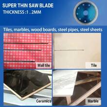 Turbo Diamond Saw Blade Granite Marble Cutting Disc Porcelain Tile Ceramic Blades105/115/125mm For Angle Grinder Diamond Saw - Silver - View 5