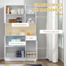 HOMCOM Buffets & Sideboards - White - View 8